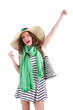 Young woman in summer concept