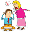 angry wife