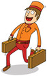 bell boy in action