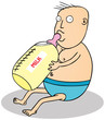big bottle for baby