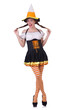 German girl in traditional festival clothing