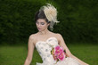 Photo: Attractive woman in wedding gown Attractive woman in wedding gown
