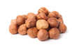 Heap of hazelnuts