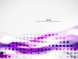 Wave abstract design template