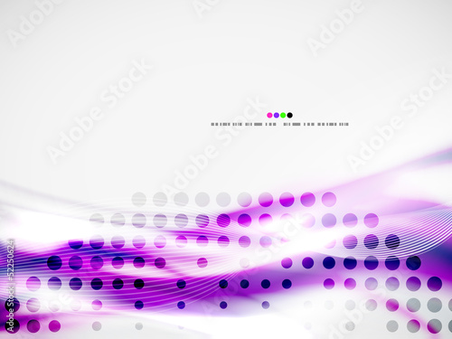 Vector: Wave abstract design template Wave abstract design template