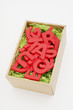 letters in a box