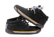 black suede shoes