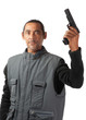 Man with gun