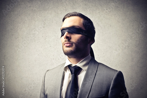 Photo: blindfolded blindfolded