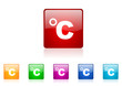 celsius vector glossy web icon set