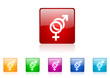 sex vector glossy web icon set