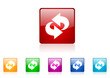 Vektor: rotate vector glossy web icon set rotate vector glossy web icon set