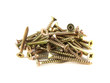 Screws isolated on white background