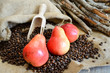 red pears