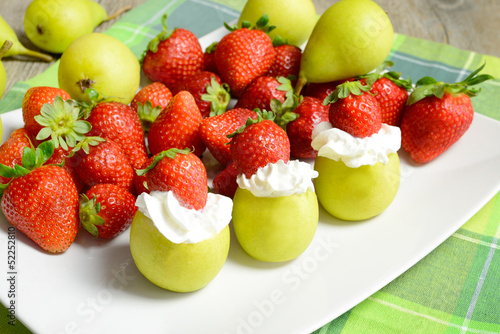 Photo: pear and cream pear and cream