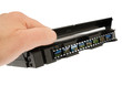 hand and videotape