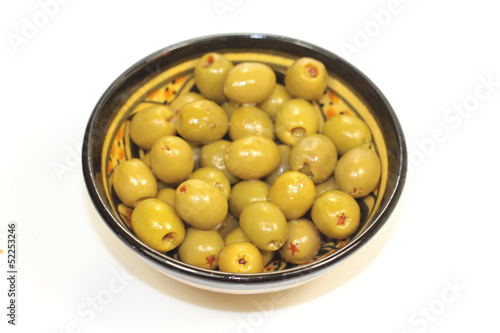 Photo: olives vertes farcies olives vertes farcies