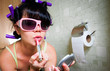 girl in the toilet