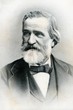Portrait of italian composer Giuseppe Verdi
