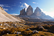 Mountain in Italy at sunset