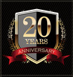 Anniversary golden label