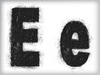 grunge letter