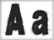 grunge letter