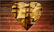 Holzherz - Segelschiff