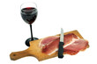 Photo: Vin et jambons crus Vin et jambons crus