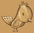 Vector: Cute Doodle Sketch Bird Vector Art Cute Doodle Sketch Bird Vector Art