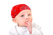 Baby Boy in Headscarf