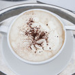 Photo: A cup of cappuccino A cup of cappuccino