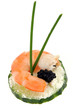 Foto: Rondelle de concombre et crevette fines herbes Rondelle de concombre et crevette fines herbes