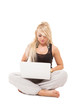 Woman with notebook