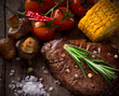 Delicious beef steak