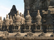 Decorated wall of Prambanan temple, Indonesia