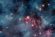 Colorful space nebula