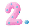 Illustration: Pink number two Pink number two
