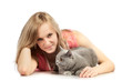 Girl With Cat