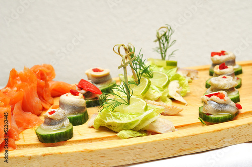 Photo: Fischplatte Fischplatte