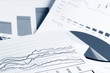 Financial graphs and charts