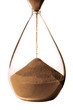 Hourglass on white background