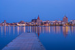 Foto: Blick auf Rostock. Blick auf Rostock.