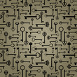 Vector Antique Keys Wallpaper