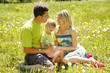 Foto: Young family on the nature Young family on the nature