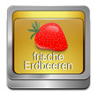 frische Erdbeeren Button