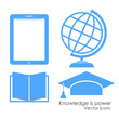 Vector academical icons