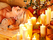Foto: Woman getting massage . Woman getting massage .