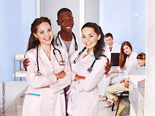 Photo: Team of doctor in hospital. Team of doctor in hospital.
