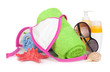 Swimming suit and beach items